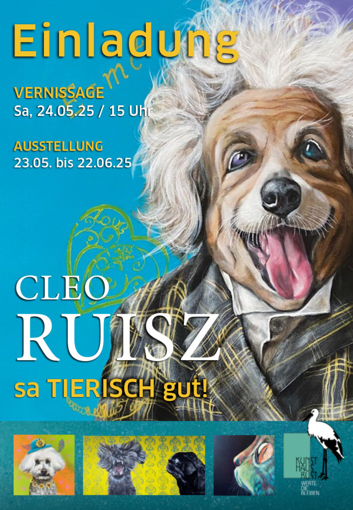 Ausstellung von Cleo Ruisz - „sa TIERISCH gut“ vom 23. Mai bis 22. Juni 2025